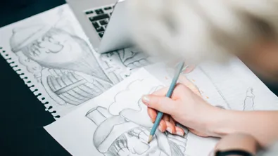 Picture of a student studying Packaging and brand design