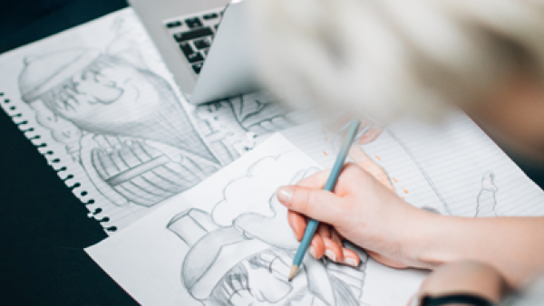 Picture of a student studying Packaging and brand design