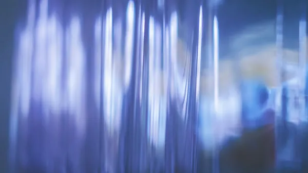 LAB detail blue blurry reflection