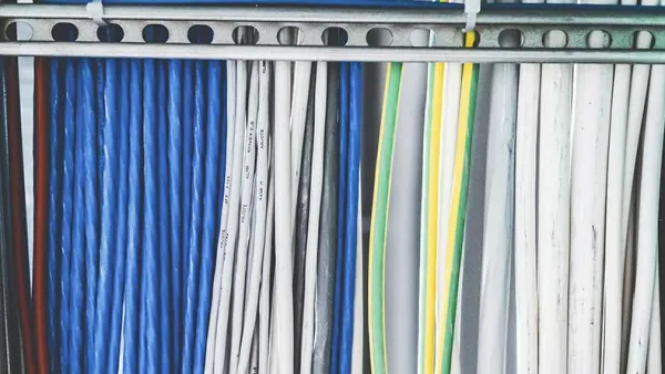 LAB detail colourful cables