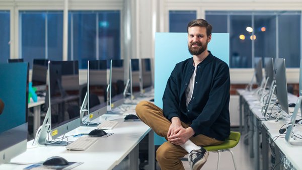 Tuomas Hietala, käyttökokemus- ja käyttöliittymämuotoilun opiskelija