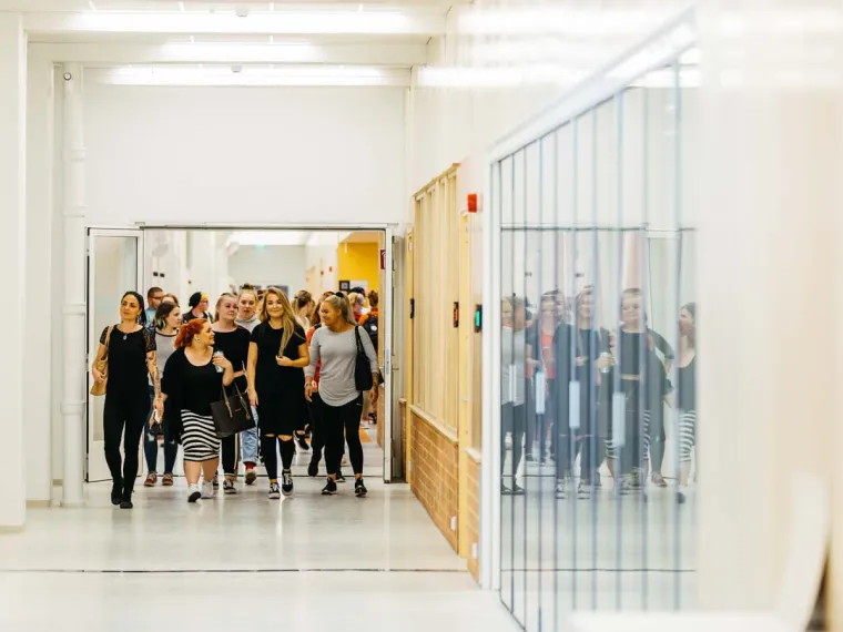 Hallway on Lahti Campus
