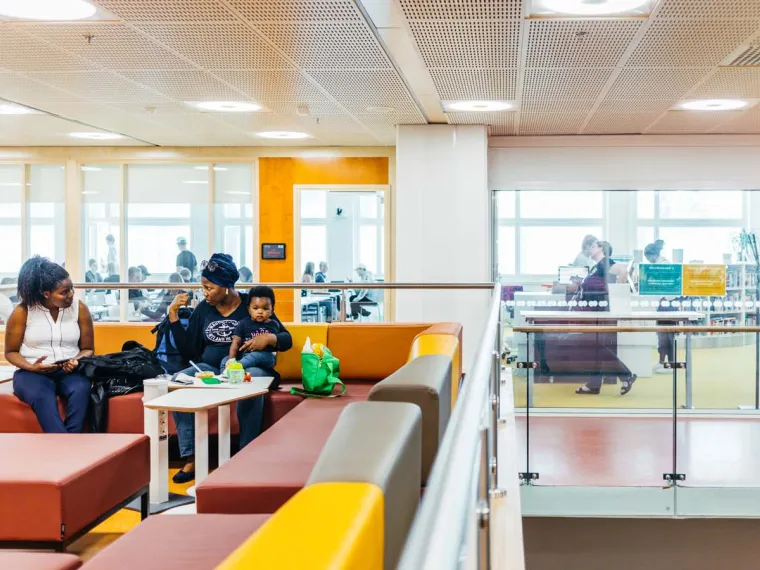 International students on Lahti Campus