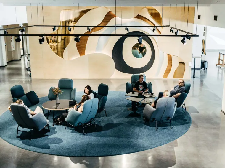 Lahti Campus lobby