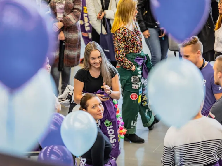 Students on Lappeenranta Campus