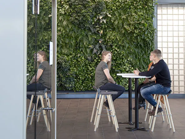 LAB Lahti Campus green wall