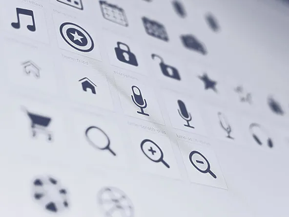 Detail design icons ui ux screen