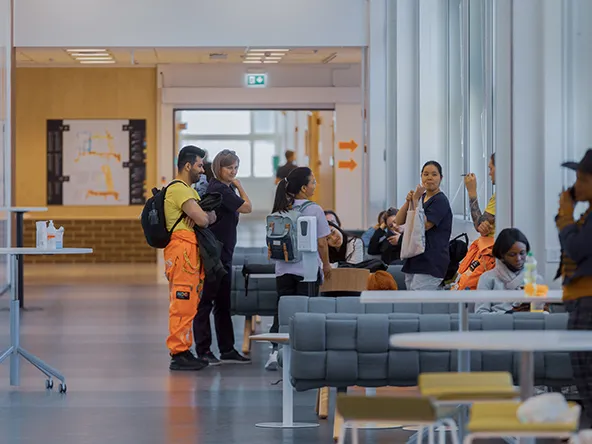 LAB Lahti campus students.