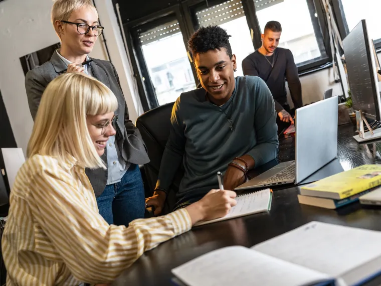 group-of-casual-team-workers-and-programmers-worki