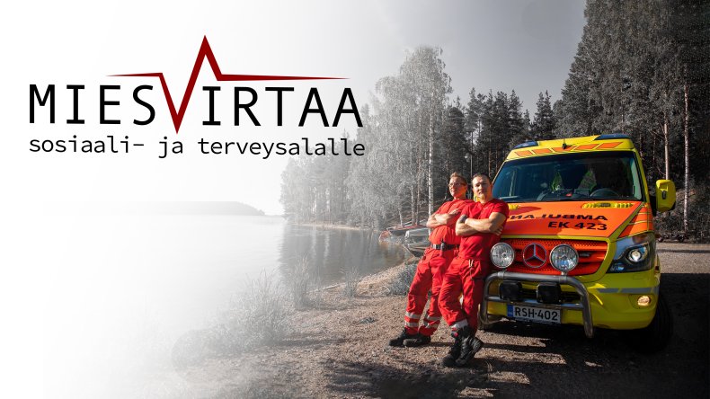 miesvirtaa -projektin banneri