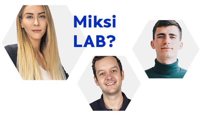 Kuvassa LABin opiskelijoita