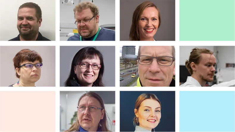 Tekstiilien ja muovien materiaalikierrot -tutkimustiimi