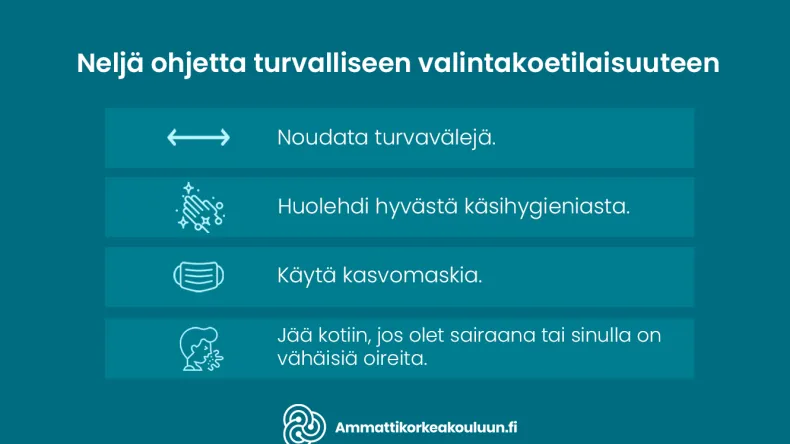Turvalliset valintakokeet