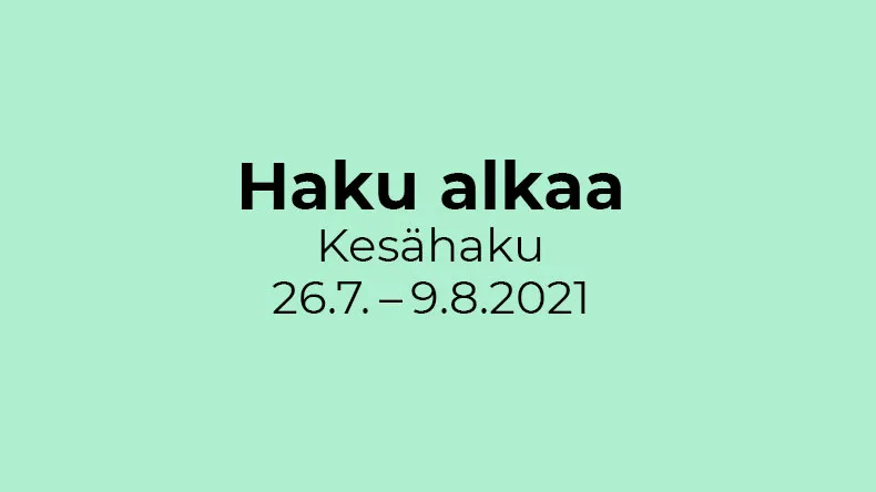 LABin kesähaku alkaa 26.7.2021