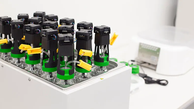 LABin kiertotalouslaboratoriossa sijaitseva panosmädätyslaitos.