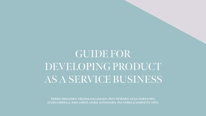PaaS, Product as a Service pilots hankkeen graafinen kuvitus