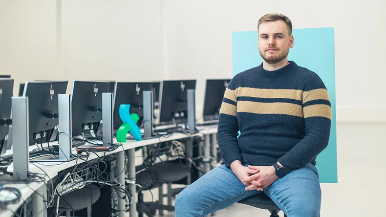 Tietojenkasittelyn opiskelija Juho Larjanne