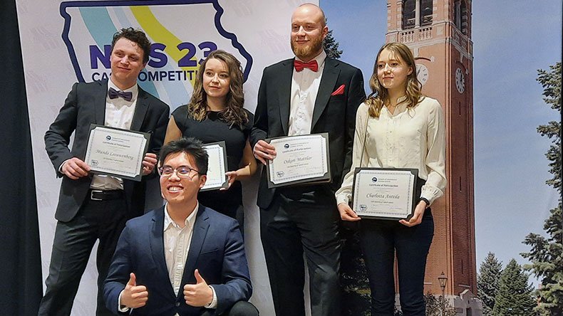 LAB's business students in NIBS Worldwide Case Competition 