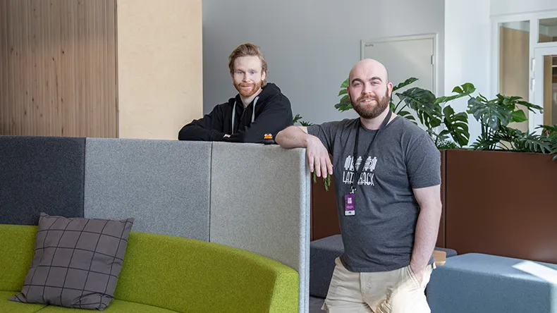 Latchback Gamesin Teemu Lyytinen ja Toni Tilsala