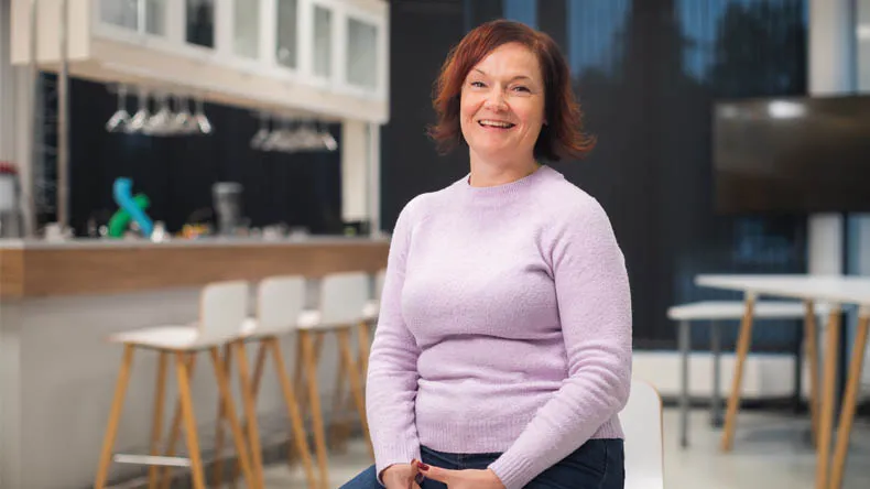 Restonomien opettaja Ann-Mari