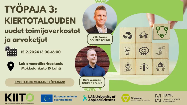 Kiito työpaja 3 toimijaverkostot