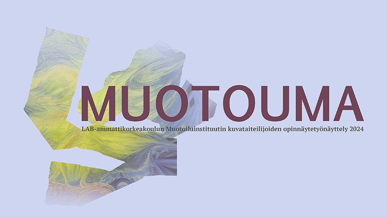 Muotouma-näyttelyn esite