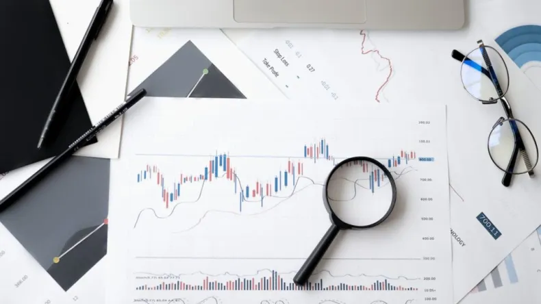 Papereita, infograafeja ja suurennuslasi