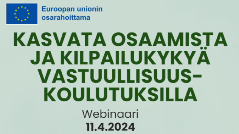 Tervetuloa webinaariin