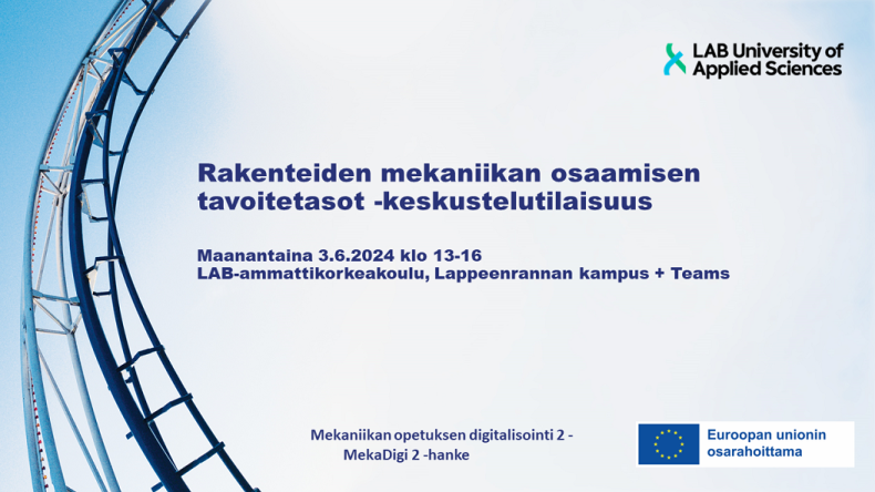Kutsu rakenteiden mekaniikan osaamisen tavoitetasot -keskustelutilaisuuteen