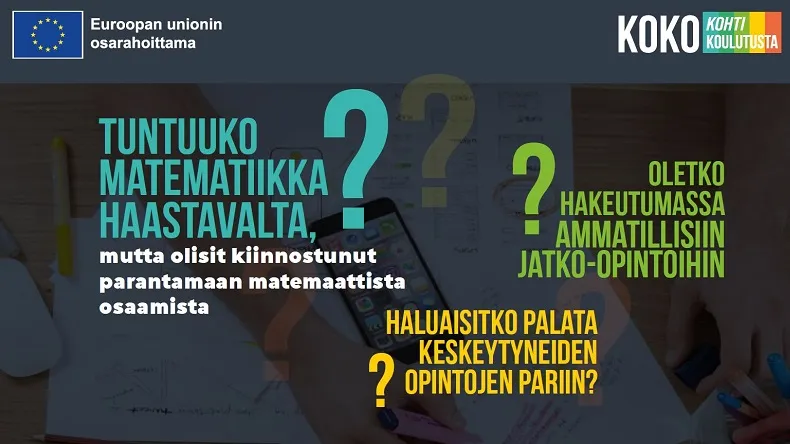 Tuntuuko matematiikka haastavalta?