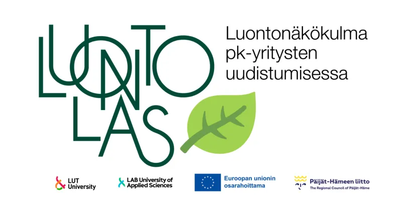 LUONTOLAS-logo ja rahoittajan logot