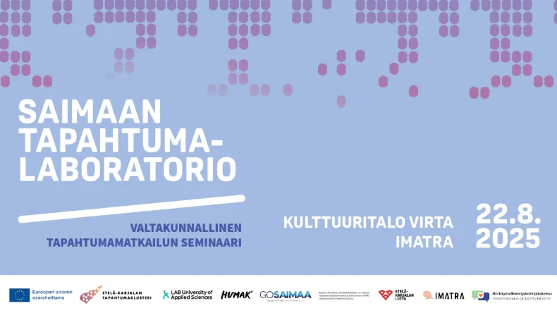 Saimaan Tapahtumalaboratorio -tapahtuman esite.
