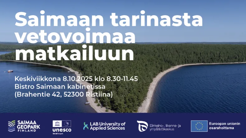 Saimaan tarinasta vetovoimaa matkailuun