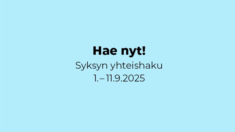 Syksyn 2025 yhteishaun kuvituskuva