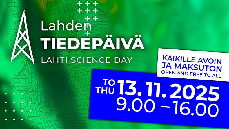 Lahden tiedepäivän 2025 mainos.