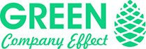 Green Company Effect logo with green company name and green cone