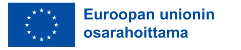 Euroopan unionin osarahoittama logo