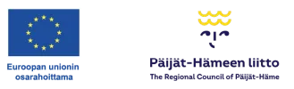 Euroopan unionin osarahoittama ja Päijät-Hämeen liiton logot kuva